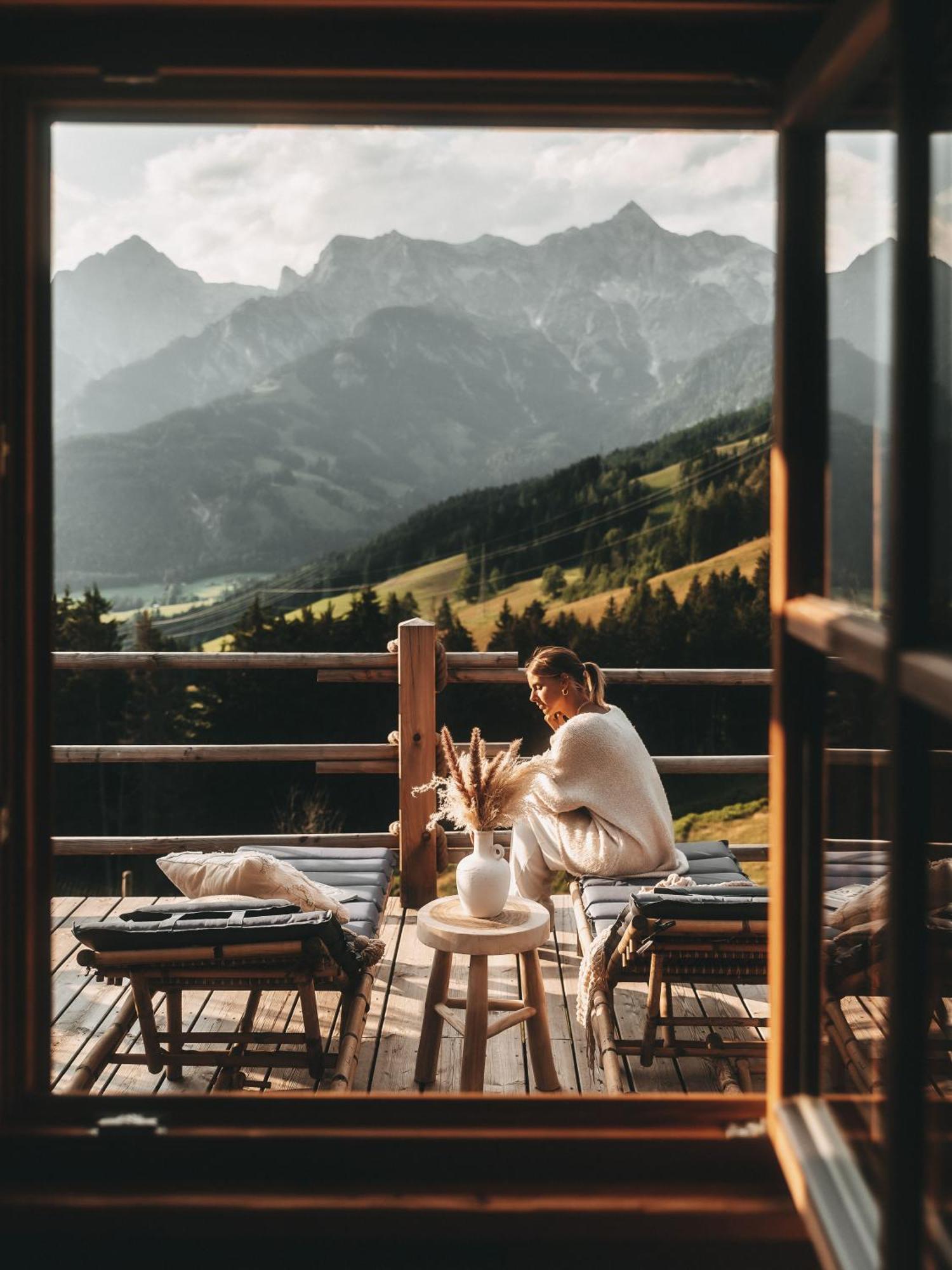 Jufenalm Boho Hotel & Restaurant Maria Alm am Steinernen Meer Exterior foto